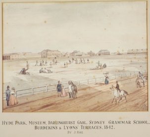 Hyde Park Sydney 1842